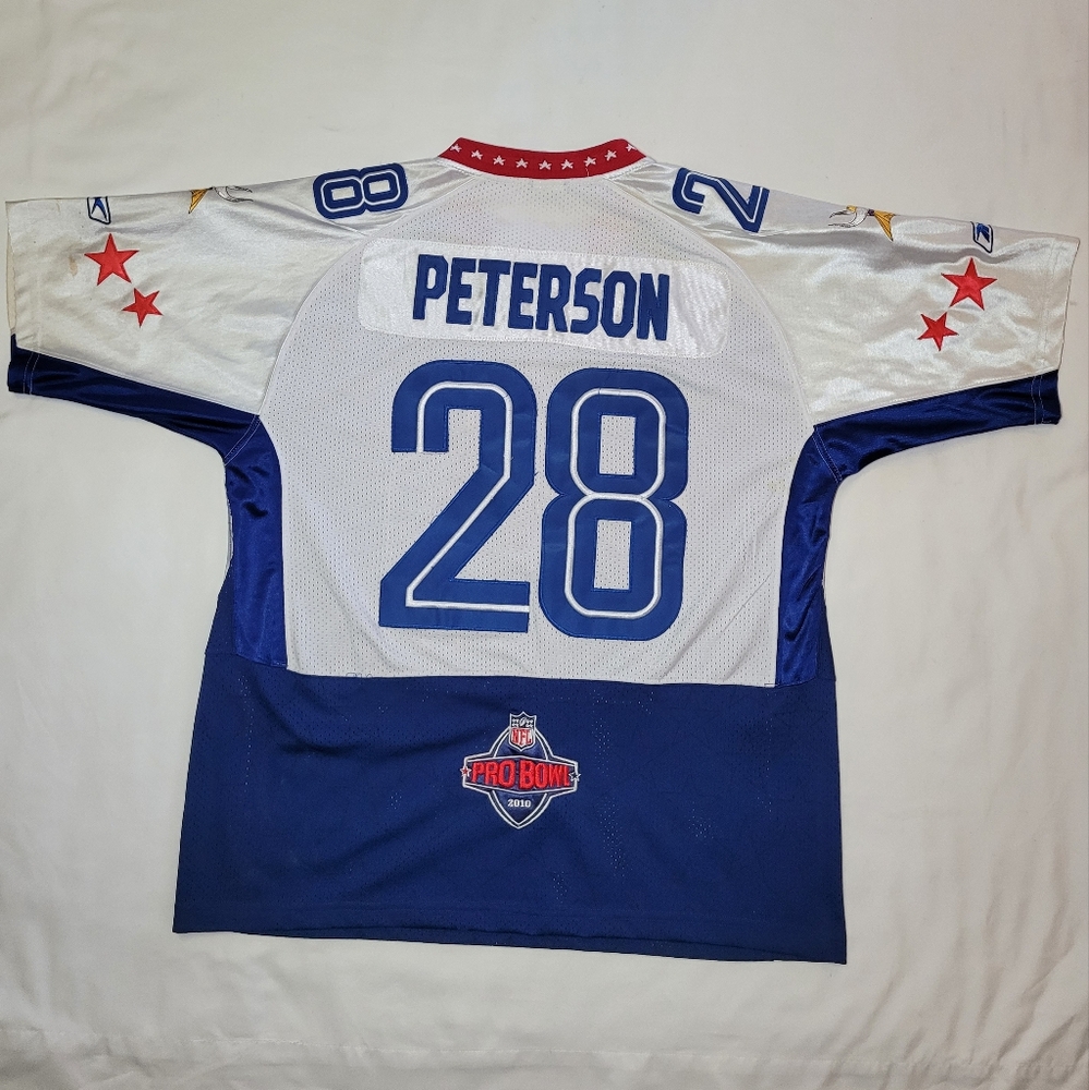 Reebok NFL 2010 Pro Bowl Adrian Peterson 28 Minnesota Vikings Jersey